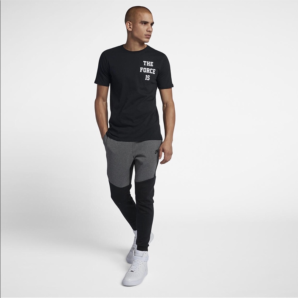 NIKE SPORTSWEAR THE FORCE IS FEMALE BLACK T-SHIRT - Picture 4 of 5